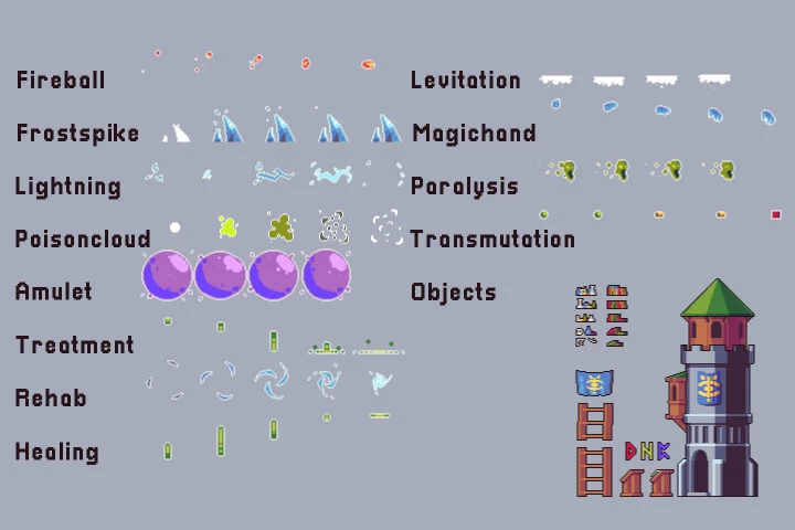 Magic Assets Pack Pixel Art