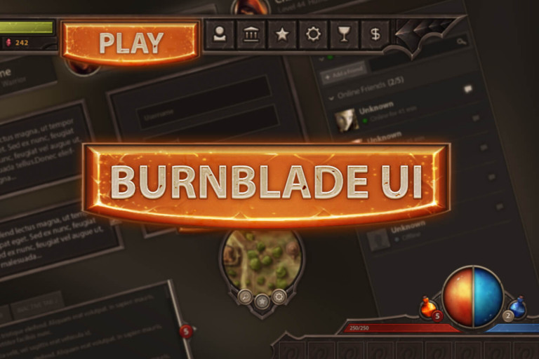 RPG Game UI - CraftPix.net