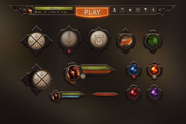 RPG Game UI - CraftPix.net