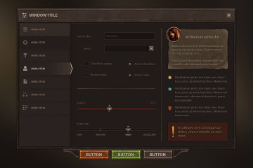 RPG Game UI - CraftPix.net