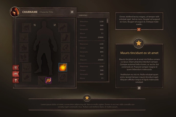 RPG Game UI