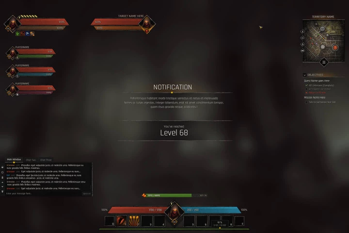 RPG & MMO Game UI