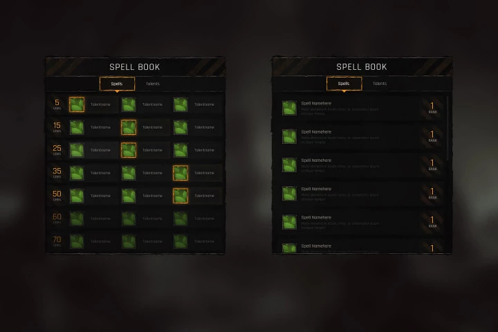 RPG & MMO Game UI