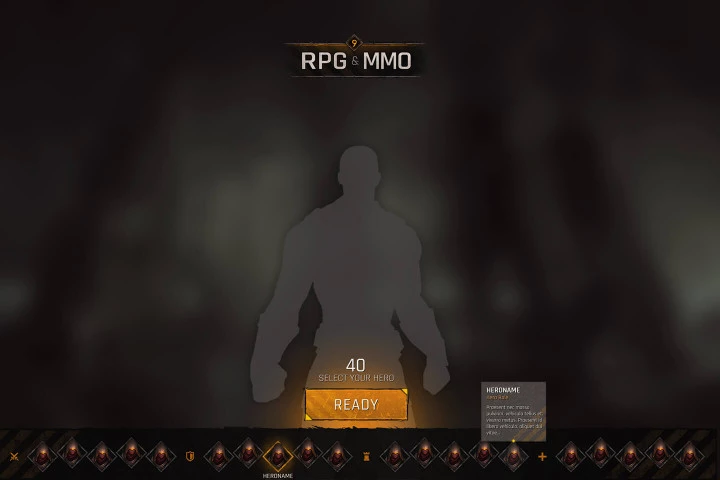 RPG & MMO Game UI