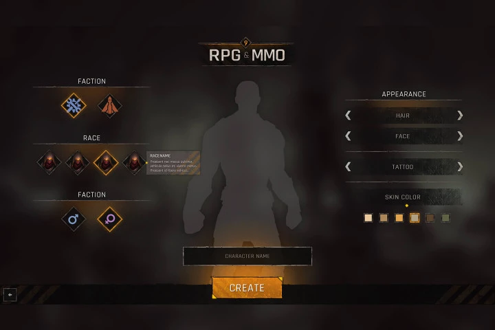 RPG & MMO Game UI