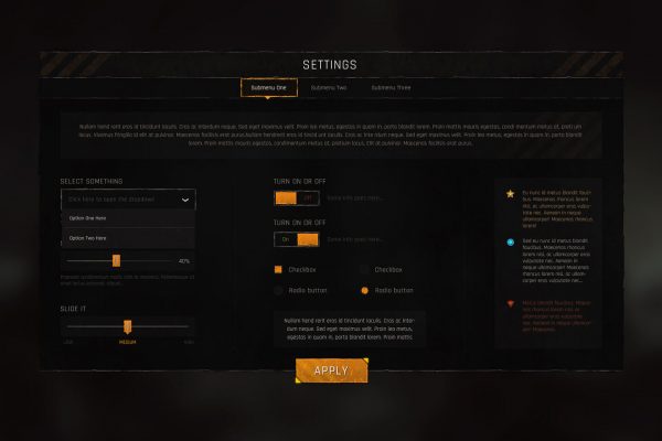 RPG & MMO Game UI - CraftPix.net