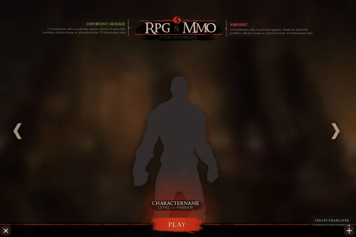 RPG & MMO UI