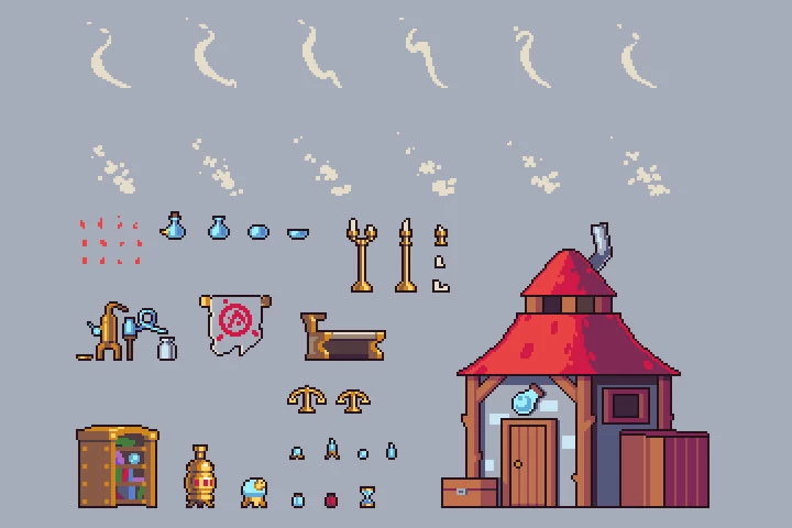 Alchemy Game Assets Pixel Art Pack