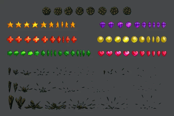 Fantasy Platformer Game Kit Pixel Art