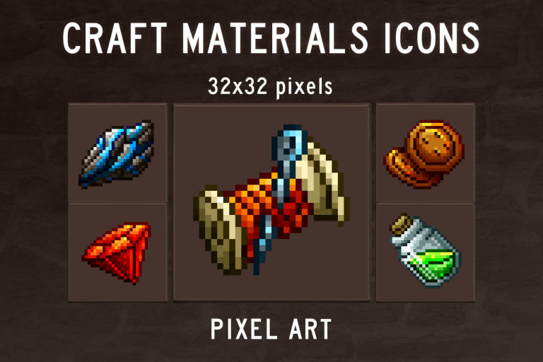 Fairy Loot RPG Pixel Art Icon Pack Download - CraftPix.net