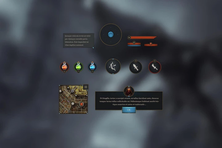 RPG & MMO Game User Interface