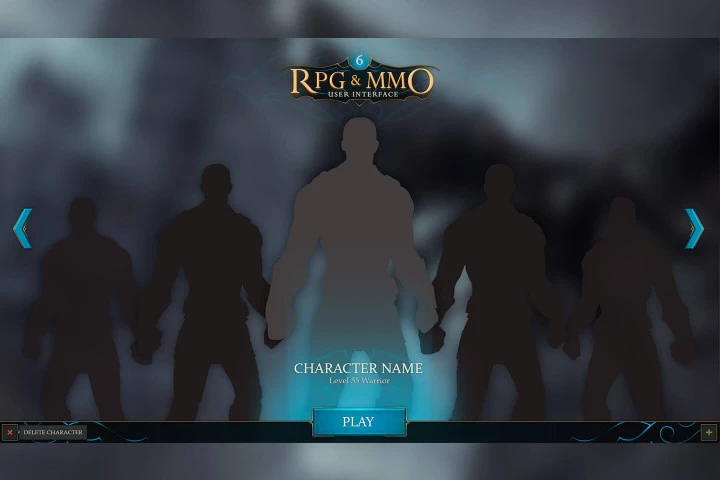 RPG & MMO Game User Interface