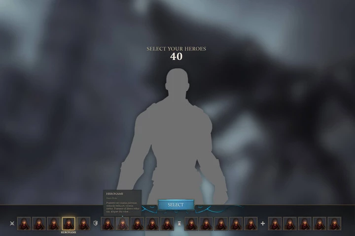 RPG & MMO Game User Interface