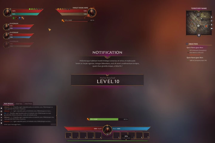 RPG and MMO UI X