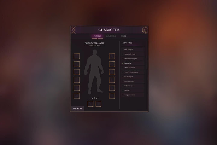 RPG and MMO UI X