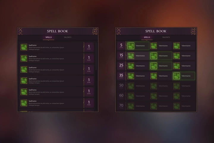 RPG and MMO UI X