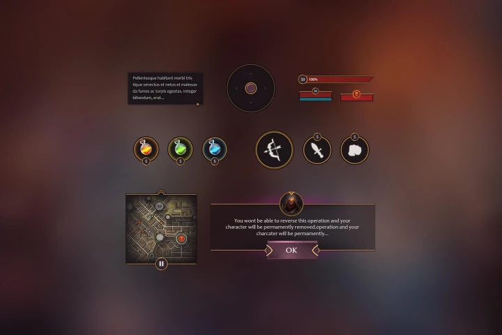 RPG and MMO UI X