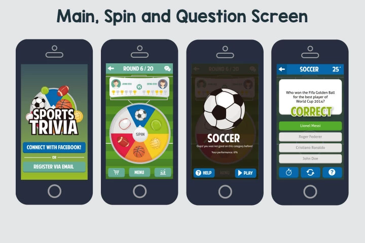 Sports Trivia Full Game Kit