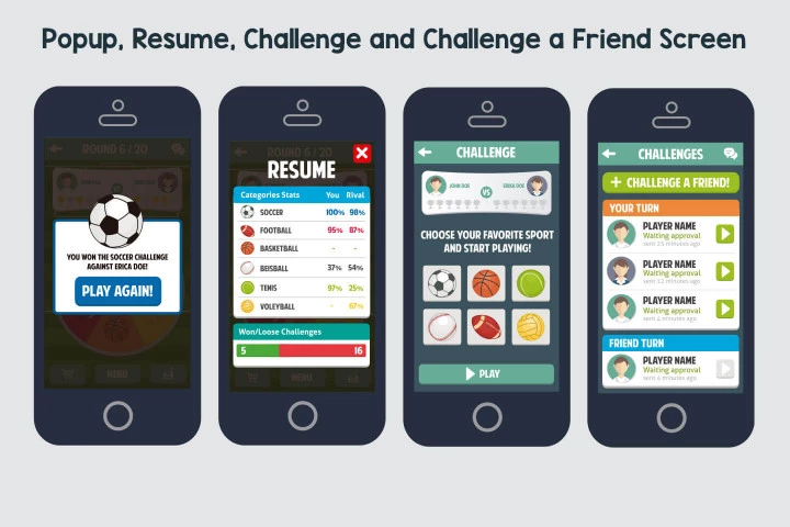 Sports Trivia Full Game Kit