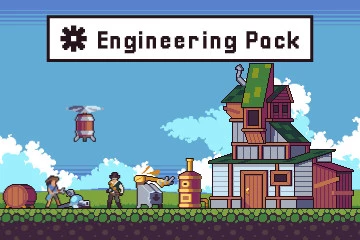 Engineering Game Assets Pack Pixel Art