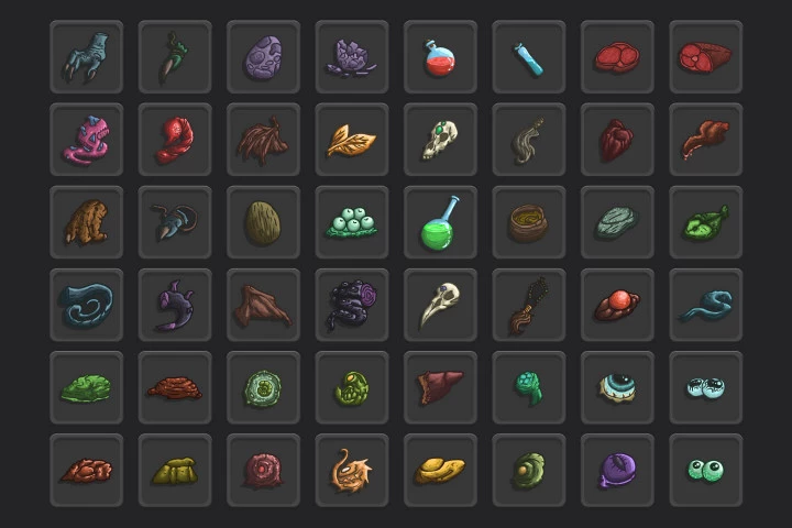 RPG Loot Vector Icons
