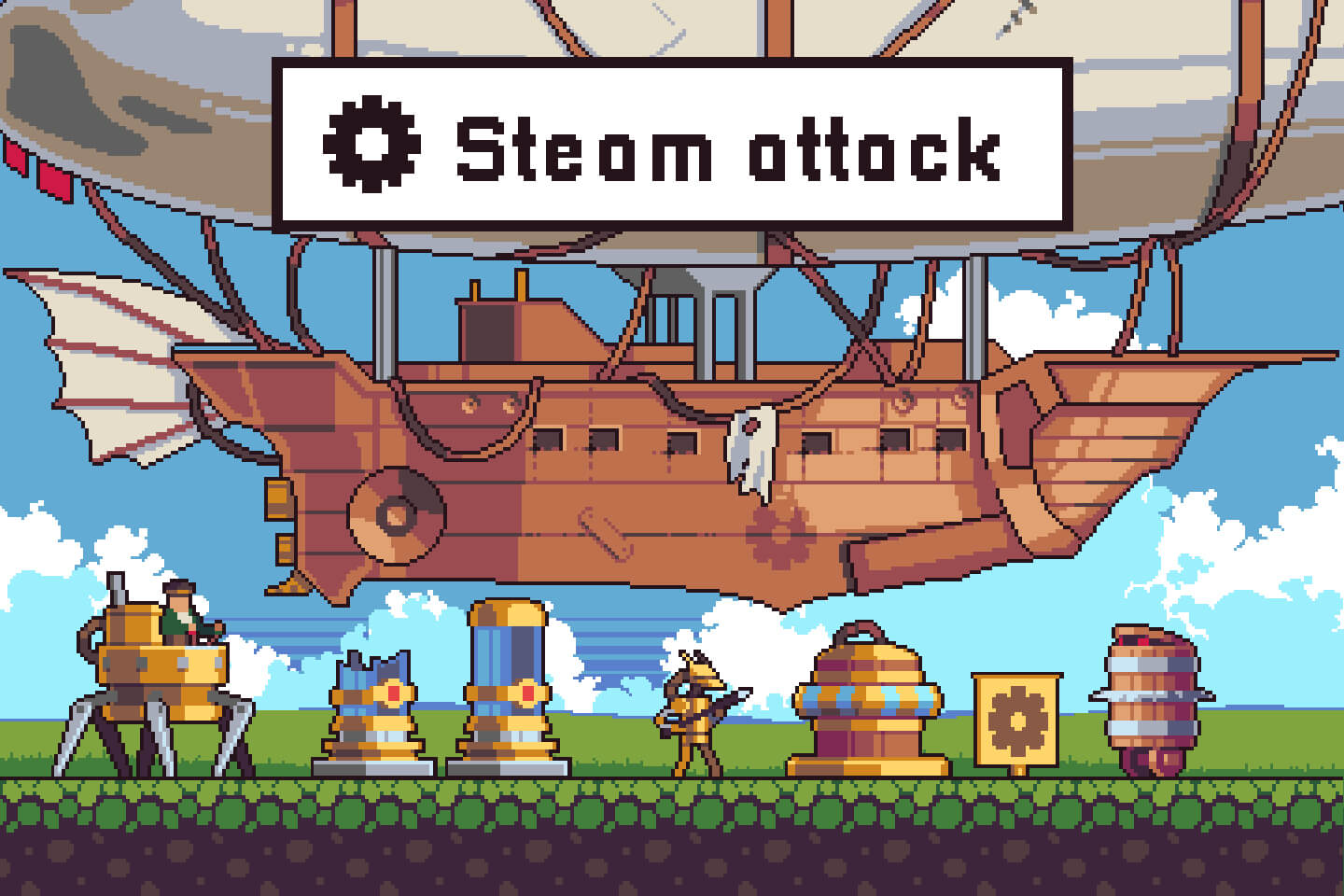 Steampunk Pixel Art