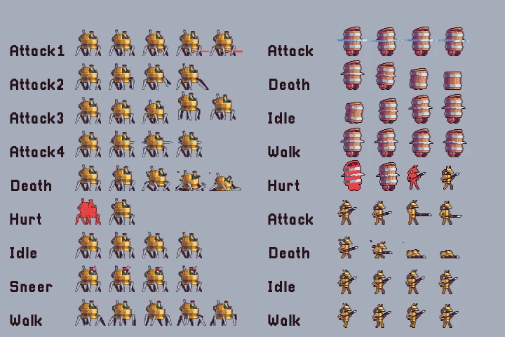 Steampunk Game Assets Pack Pixel Art