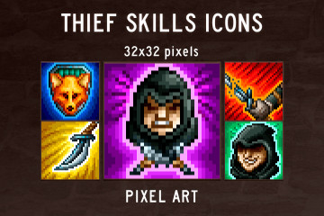 Necromancer Skill Pixel Art Icons by 2D Game Assets on Dribbble