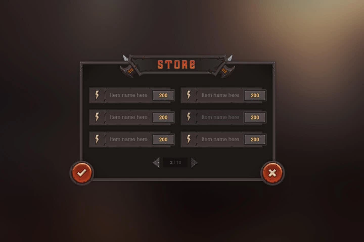 Warforge Mobile UI