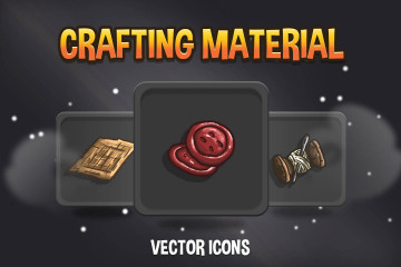 Crafting Material Vector Icons