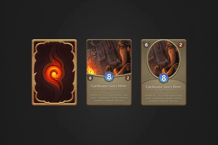 Fantasy Card Design Assets Pack