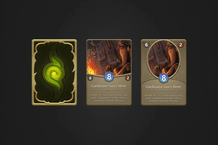 Fantasy Card Design Assets Pack