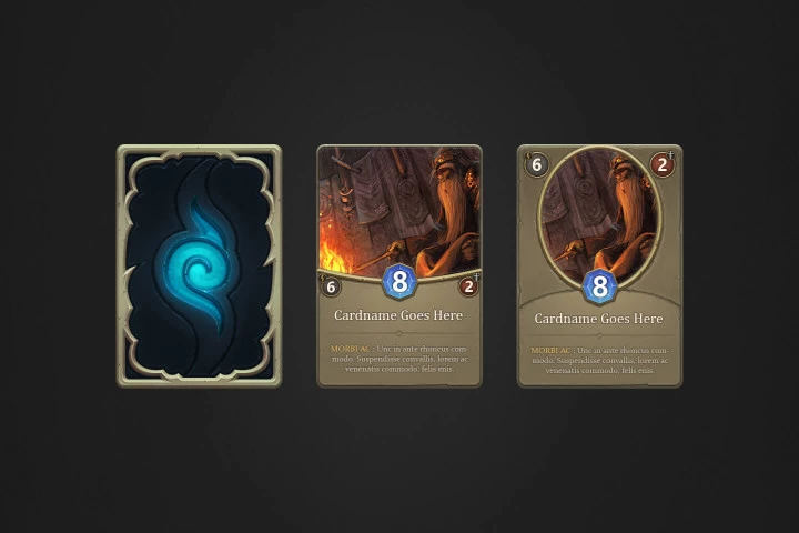 Fantasy Card Design Assets Pack