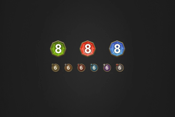 Fantasy Card Design Assets Pack