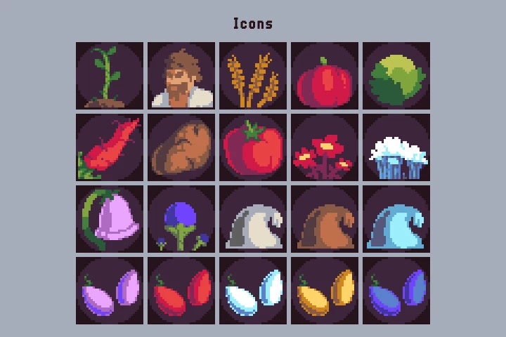Farming Pixel Art Game Assets Pack