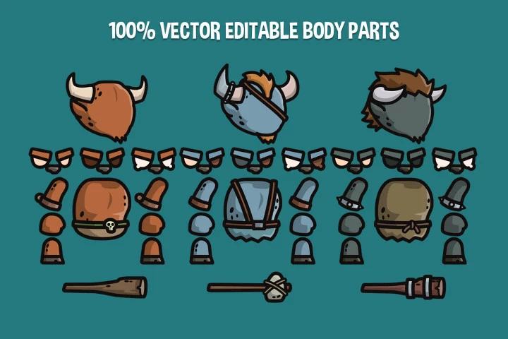 Free Minotaur Tiny Style 2D Sprites