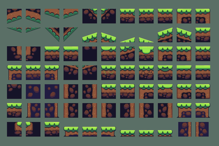 Nature Pixel Art Environment Free Assets Pack - CraftPix.net