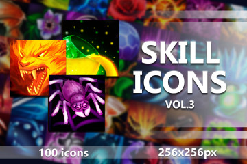 100 RPG Skill Icons