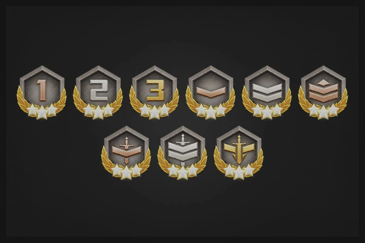 Fantasy Ranks Game Assets Pack