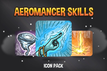 Aeromancer Skills Icon Pack