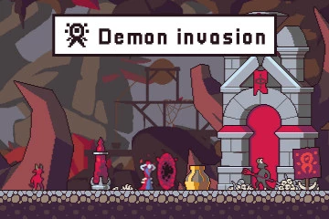 Demon Invasion Pixel Art Game Assets Pack