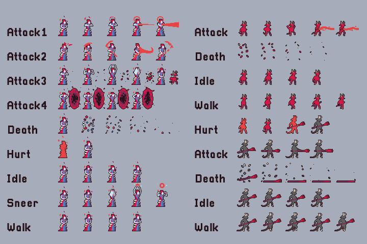 Demon Invasion Pixel Art Game Assets Pack - CraftPix.net