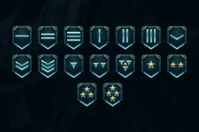 Holo Ranks Game Assets Pack - CraftPix.net