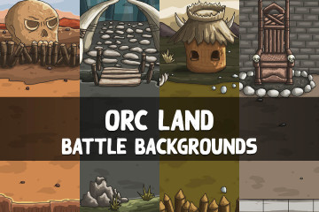 Orc Land Game Battle Backgrounds