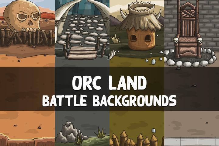 Game Battle Backgrounds with Bridges - CraftPix.net