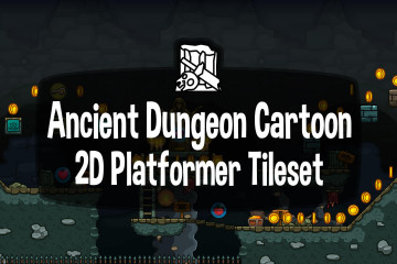 Ancient Dungeon 2D Game Tileset