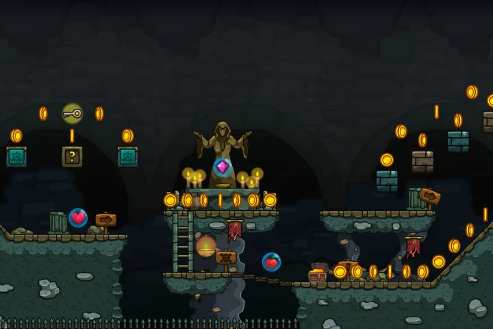 Ancient Dungeon 2D Game Tileset
