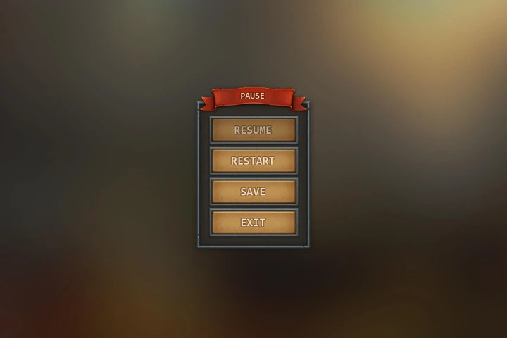 Dark Age UI for Mobile Games