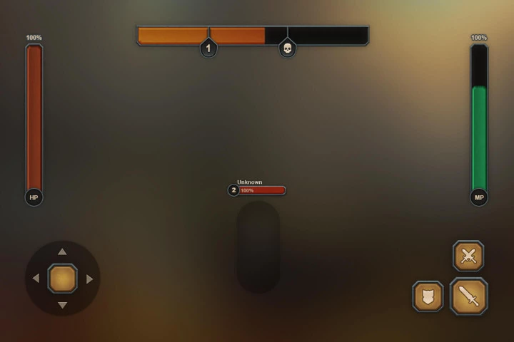 Dark Age UI for Mobile Games