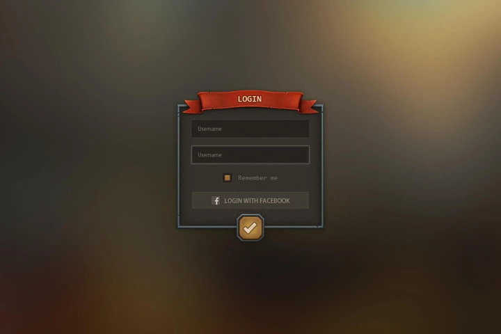 Dark Age UI for Mobile Games